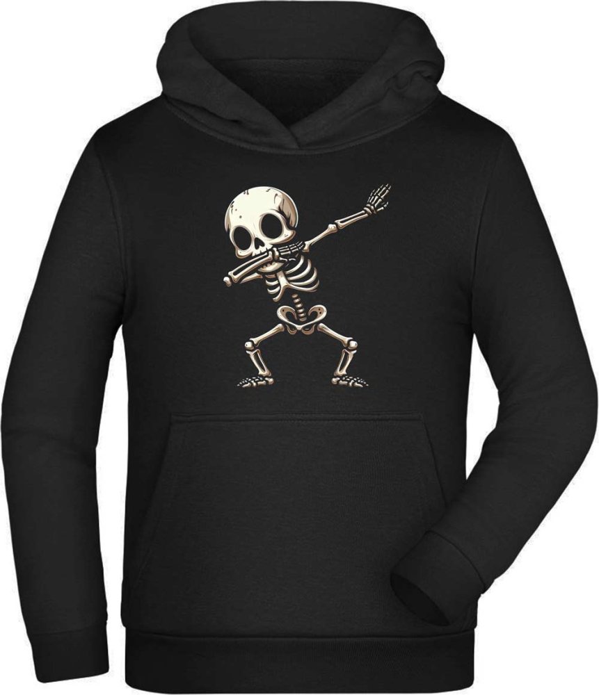 Halloween Hoodie mit Dab tanzendes Skelett i610